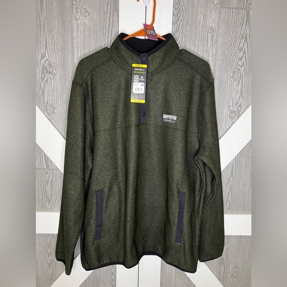 Eddie Bauer Other - 075. NWT Eddie Bauer Classic Fit Sweater Fleece Forest Night Green Medium